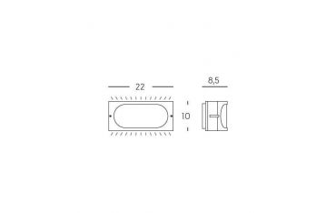 Applique Aperta E27 Sovil Dive Caffe' - 174/27