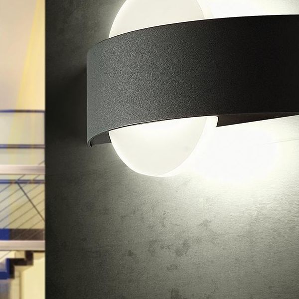 Applique Curva 10w Led 4000k Sovil Dexter Bianco - 99139/02