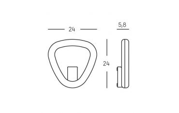 Applique Triangolo 20w Led 3000k Sovil Daphne Grafite - 98779/16