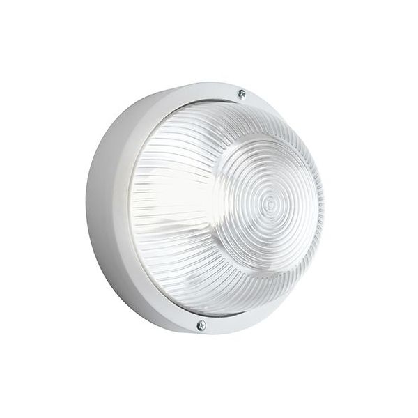 Plafoniera In Resina E27 Sovil Echo Tonda Bianco - 47/02