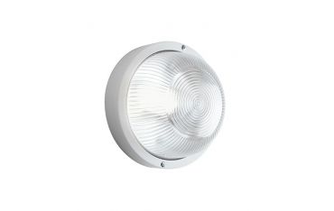 Plafoniera In Resina E27 Sovil Echo Tonda Bianco - 47/02