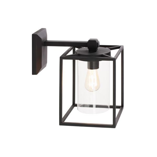 Applique In Basso Grande E27 Sovil Domus Nero - 597/06