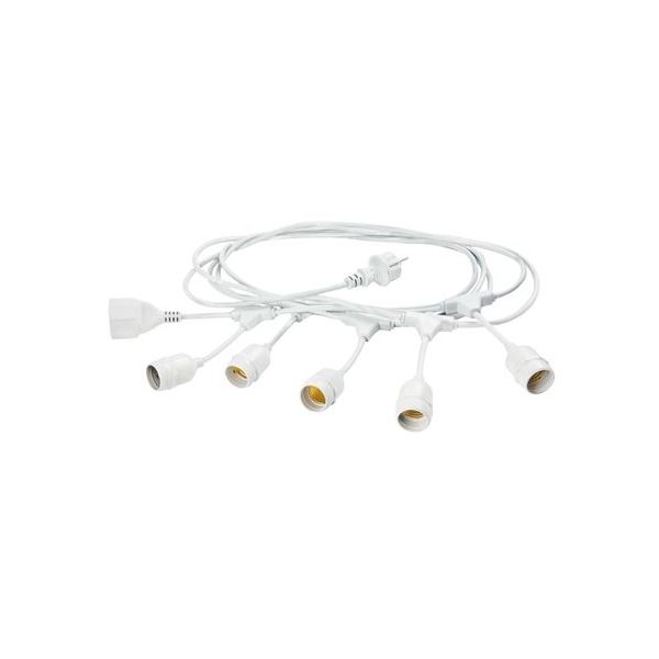 Catenaria 5 Mt. Con 5 Ptl E27 Sovil Enjoy Bianco - 230/02