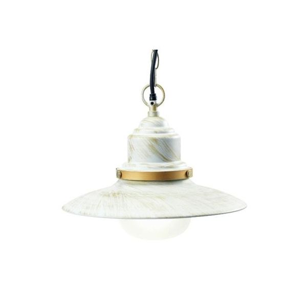 Sospensione Grande E27 Sovil Fisher Biancooro - 563/26