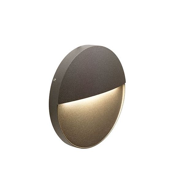 Applique  Segna-passo 6w Led 4000k Sovil Geo Round Caffe' - 99157/27