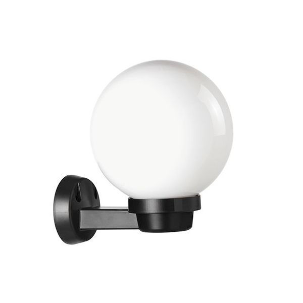 Applique Sfera Opale D.200 E27 Sovil Globo Nero - 361/06