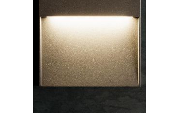 Applique  Segna-passo 6w Led 3000k Sovil Geo Square Grafite - 98155/16