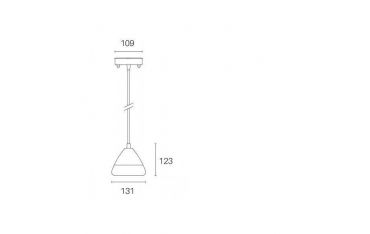 Sospensione 20w Led 3000k Sovil Graal Bianco - 98781/02