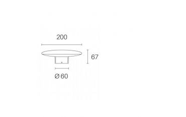 Testa-palo D.60 18w Led 3000k Sovil Head Grafite - 98504/16