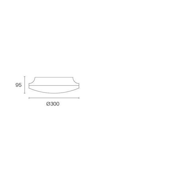 Plafoniera Tonda 30w Led 4000k Sovil Hilton Bianco - 99509/02