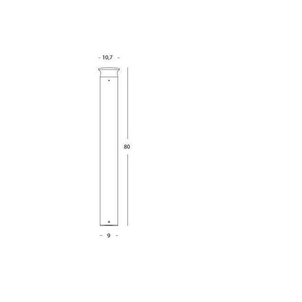 Palo Alto 9w Led 3000k Sovil Kep Grafite - 98165/16