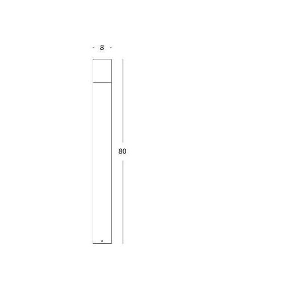 Paletto 7w Led 4000k Sovil Kube Bianco - 99485/02