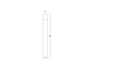 Paletto 7w Led 4000k Sovil Kube Bianco - 99485/02