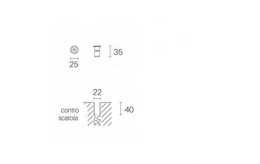 Incasso Calpestabile 1w Led 3000k Sovil Micro Acciaio - 98081/09