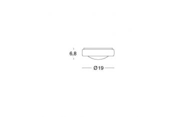 Plafoniera Picc. Tonda 8w Led 4000k Sovil Loft Grafite - 99100/16