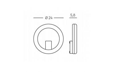 Applique Tonda 20w Led 4000k Sovil Omega Bianco - 99777/02