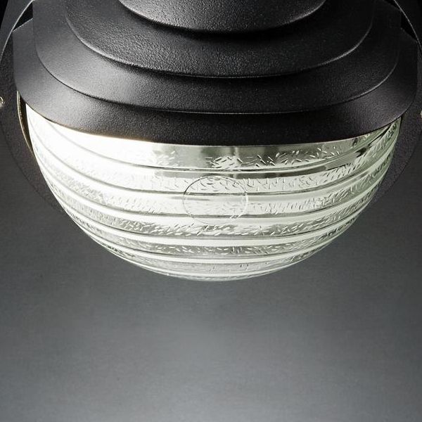 Applique Grande Tonda E27 Sovil Palpebra Tonda Nero - 790/06