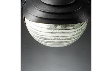 Applique Grande Tonda E27 Sovil Palpebra Tonda Nero - 790/06