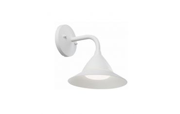 Applique In Basso 20w Led 4000k Sovil Petunia Bianco - 99420/02