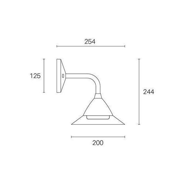 Applique In Basso 20w Led 4000k Sovil Petunia Bianco - 99420/02