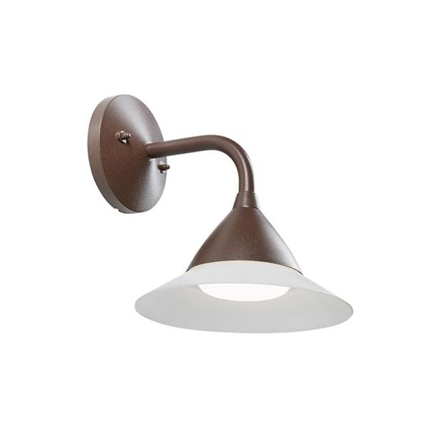 Applique In Basso 20w Led 3000k Sovil Petunia Corten - 98420/36