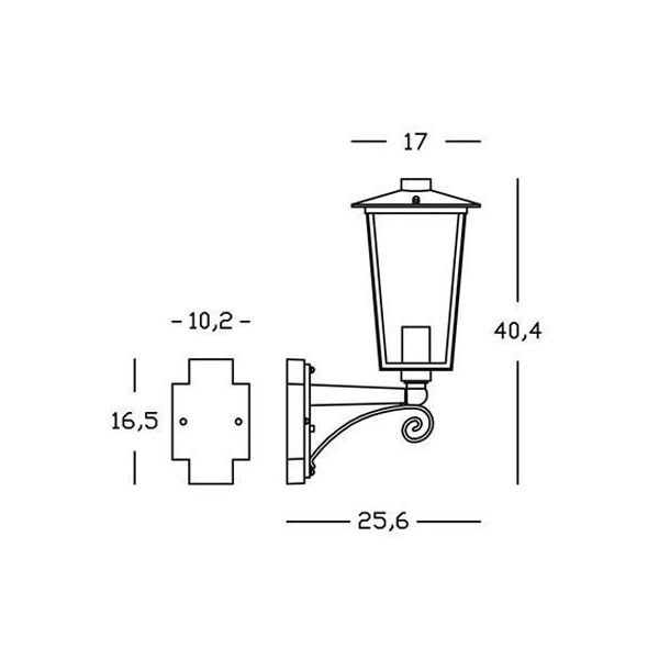 Applique In Alto Grande E27 Sovil Ribot Biancooro - 940/26