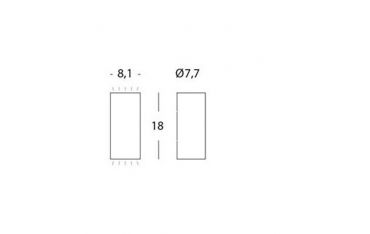 Applique Bi-emissione 6w+6w Led 3000k Sovil Sirio Grafite - 98149/16