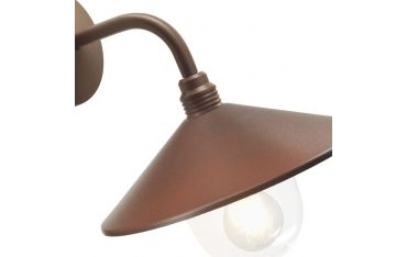 Applique In Basso Media E27 Sovil Spectre Corten - 158/36