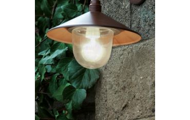 Applique In Basso Media E27 Sovil Spectre Corten - 158/36