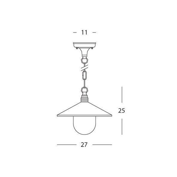 Sospensione Media E27 Sovil Spectre Bianco - 159/02