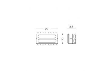 Applique Griglia E27 Sovil Squba Caffe' - 175/27