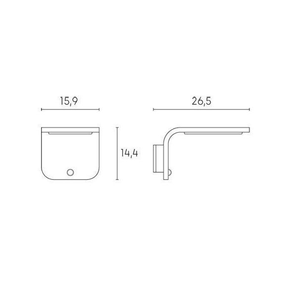 Applique Solare Led 4000k Sovil Street Nero - 99167/06