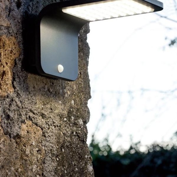 Applique Solare Led 4000k Sovil Street Nero - 99167/06