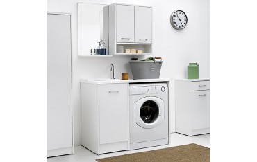 Lavatoio Copri Lavatrice con Vasca Sinistra Domestica Colavene 106x50x90 - DL1052B