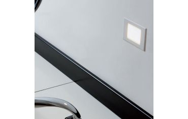 Incasso Parete Dente 3w Led 3000k Sovil Spina Alluminio - 98192/72