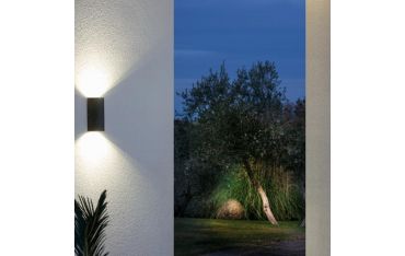 Applique Bi-emissione 6w+6w Led 4000k Sovil Trump Bianco - 99135/02