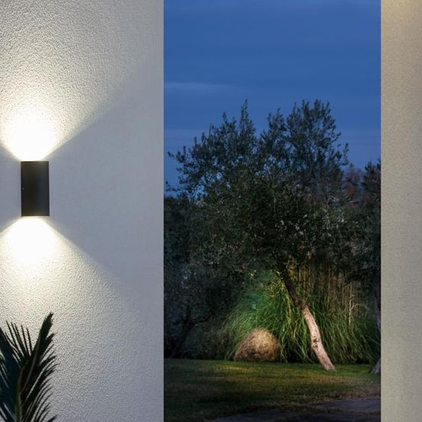 Applique Bi-emissione 6w+6w Led 3000k Sovil Trump Grafite - 98135/16