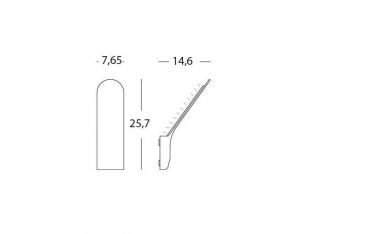 Applique Riflessa 8w Led 4000k Sovil Surf Bianco - 99141/02