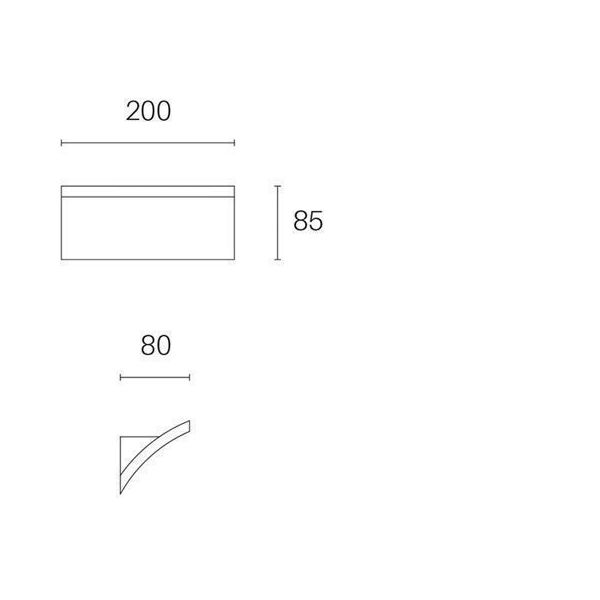 Applique Singola 6w Led 4000k Sovil Tesla Bianco - 99219/02