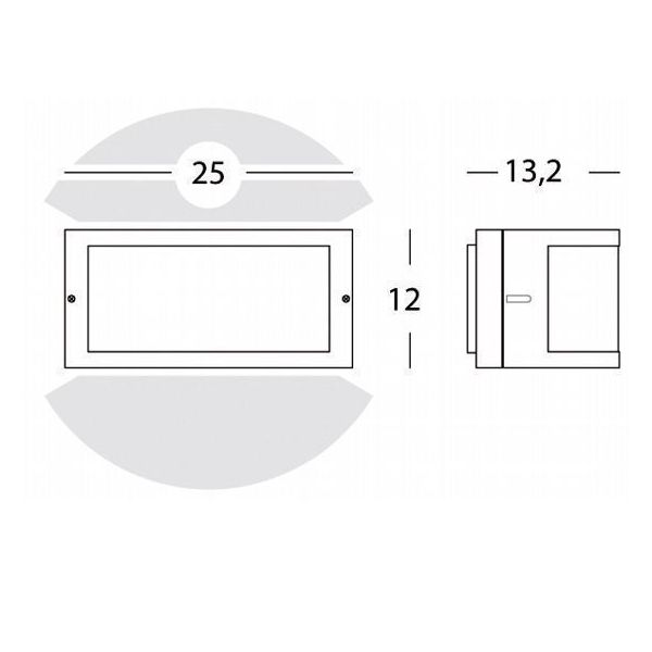 Applique Aperta E27 Sovil Umbe Aperta Corten - 473/36