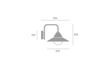Applique In Basso 20w Led Cct3 Sovil Yukon Grafite - 97782/16