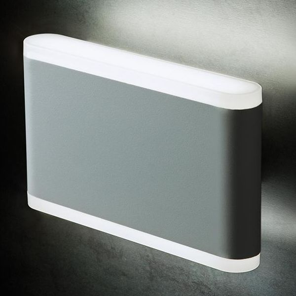 Applique Bi-emissione 7w+7w Led 4000k Sovil Wave Grafite - 99134/16