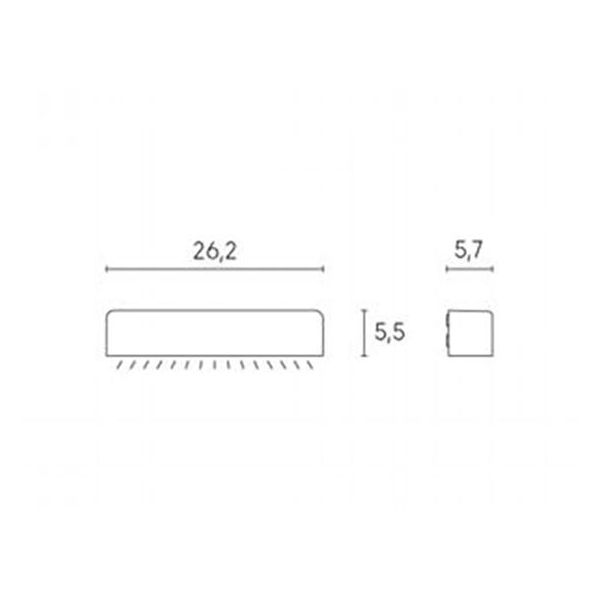 Applique 9w Led 4000k Sovil Unit Grafite - 99178/16