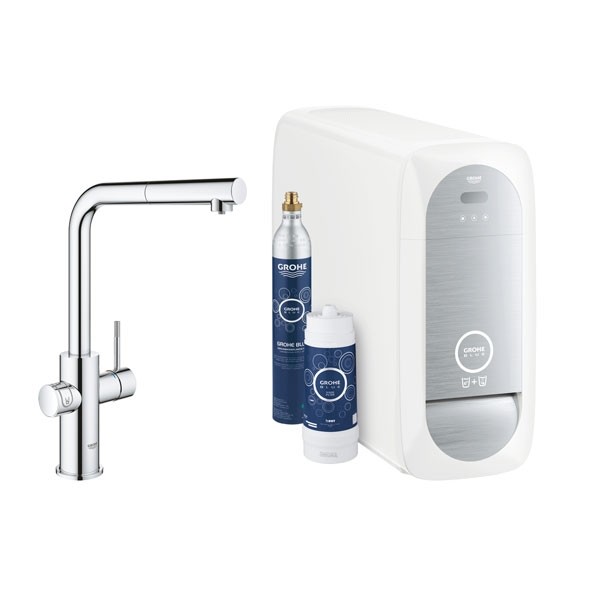 Miscelatore con Depuratore GROHE Blue Home con Doccetta Estraibile - 31541000