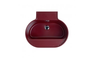 Lavabo Sospeso o Da Appoggio Tino Colavene 60x50x30 Vinaccia Lucido - LATN605X