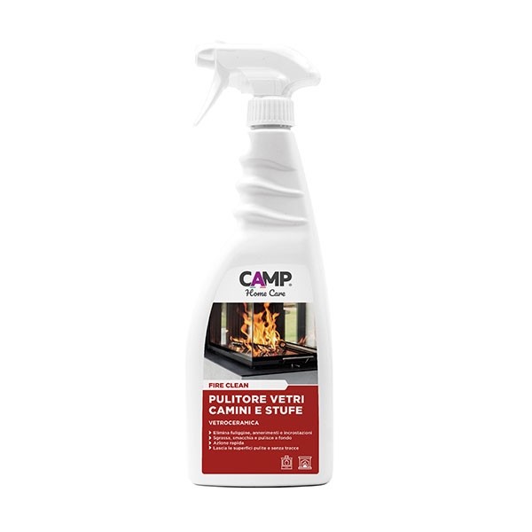 Detergente Sgrassante per Camini Stufe e Vetroceramico FIRE CLEAN