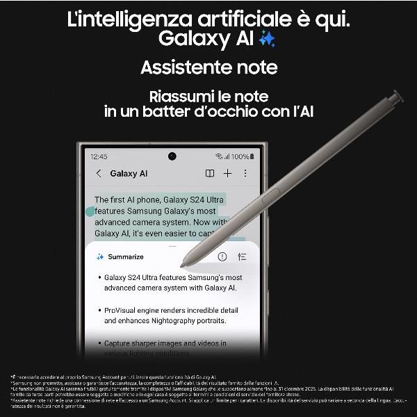 Galaxy S24 Ultra 12 512gb Black Samsung Cellulari - SM-S928BZKHEUE