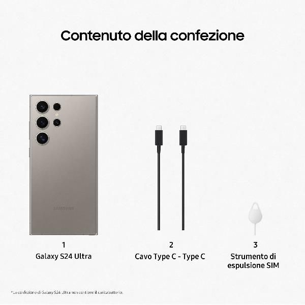 Galaxy S24 Ultra 12 512gb Gray Samsung Cellulari - SM-S928BZTHEUE