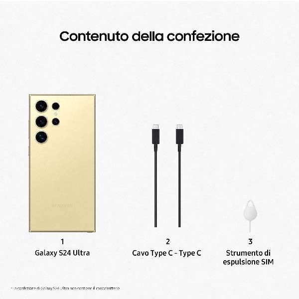 Galaxy S24 Ultra 12 512gb Yellow Samsung Cellulari - SM-S928BZYHEUE