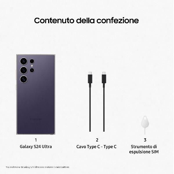 Galaxy S24 Ultra 12 256gb Violet Samsung Cellulari - SM-S928BZVGEUE